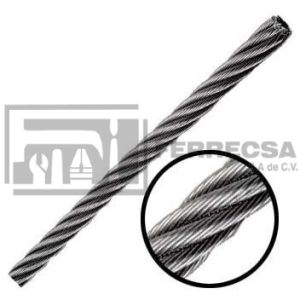 CABLE ACERO 7X7  1/32 X 300MTR 194605/213522 OBI*