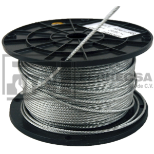 CABLE DE ACERO 3/32 ROLLO 150 MTS. 194611/213604 OBI*