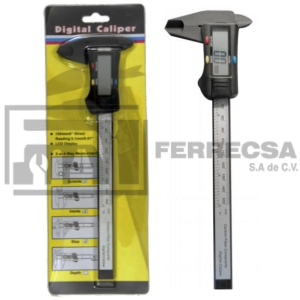 CALIBRADOR DIGITAL 6" STD/MM PLASTICO OBI 215141