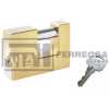 CANDADO P/CORTINA LATON BRILLANTE 80MM LOCK L22C80ELBB