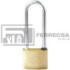 CANDADO LATON LOCK 30MM. GANCHO EXTRA LARGO L20X30EB