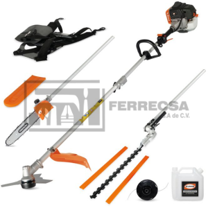 KIT DESBORAZADORA MULTIFUNCIONAL 4 EN 1 43CC DS18G43 EVANS*