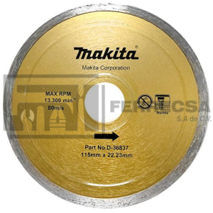 DISCO CONTINUO 4-1/2" D36837 MAKITA*