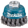 CARDA COPA TRENZADA CONICA 2-1/2" X5/8" D55239 MAKITA*