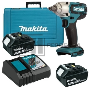 LLAVE IMPACTO 1/2" 18V 3AMP DTW190RFE MAKITA*
