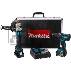 COMBO 18V ROTOMARTILLO 1/2" MINIESMERILADORA 4-1/2" 3AMP DLX2163X MAKITA