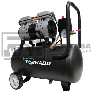 COMPRESOR SILENCIOSO 1HP 24L TORNADO 37007*