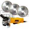 MINIESMERILADORA 4 1/2"900W C/3 DIS-SEGM DWE4120X-B3 DEWALT*