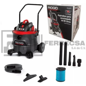 ASPIRADORA 16GAL 6.5HP SOLIDO/LIQUIDO 61858 RT1800M RIDGID*