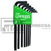 JGO LLAVES TORX SEGURIDAD T10 - T40 URREA 4972TT