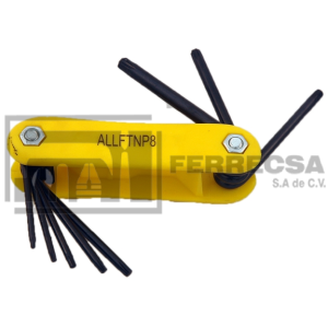 JGO 8 LLAVES TORX TPO.NAVAJA SURTEK ALLFTNP8