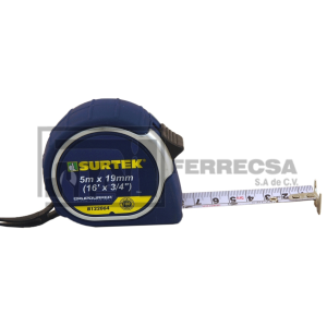 FLEXOMETRO CROMADO 5MTS B122064 SURTEK