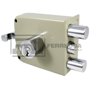 CERRADURA PINTADA DERE-IZQ PICAPORTE INVERTIDA L-4PR TOVER*