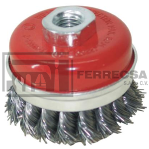 CARDA COPA TRENZADA  2 9/16" CUERVO COT-AR5/8 013192