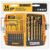 JUEGO BROCAS TITANIO 14 PZA DW1341 DEWALT*