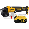 MINIESMERILADORA 4-1/2" 20V  DCG413B+DCB204 DEWALT*