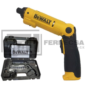 KIT ATORNILLADOR ARTICULADO 1/4" 8V DCF008-B3 DEWALT*