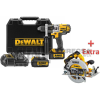 COMBO ROTOMARTILLO+SIERRA CIRCULAR DCD985M2+DCS570B DEWALT*