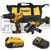 COMBO ROTOMARTILLO-MINIESMERILADORA 20V 5AMP DCK248P1-B3 DEWALT*