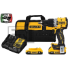 ROTOMARTILLO COMP 1/2" 20V MX 2AMP DCD805D2-B3 DEWALT*