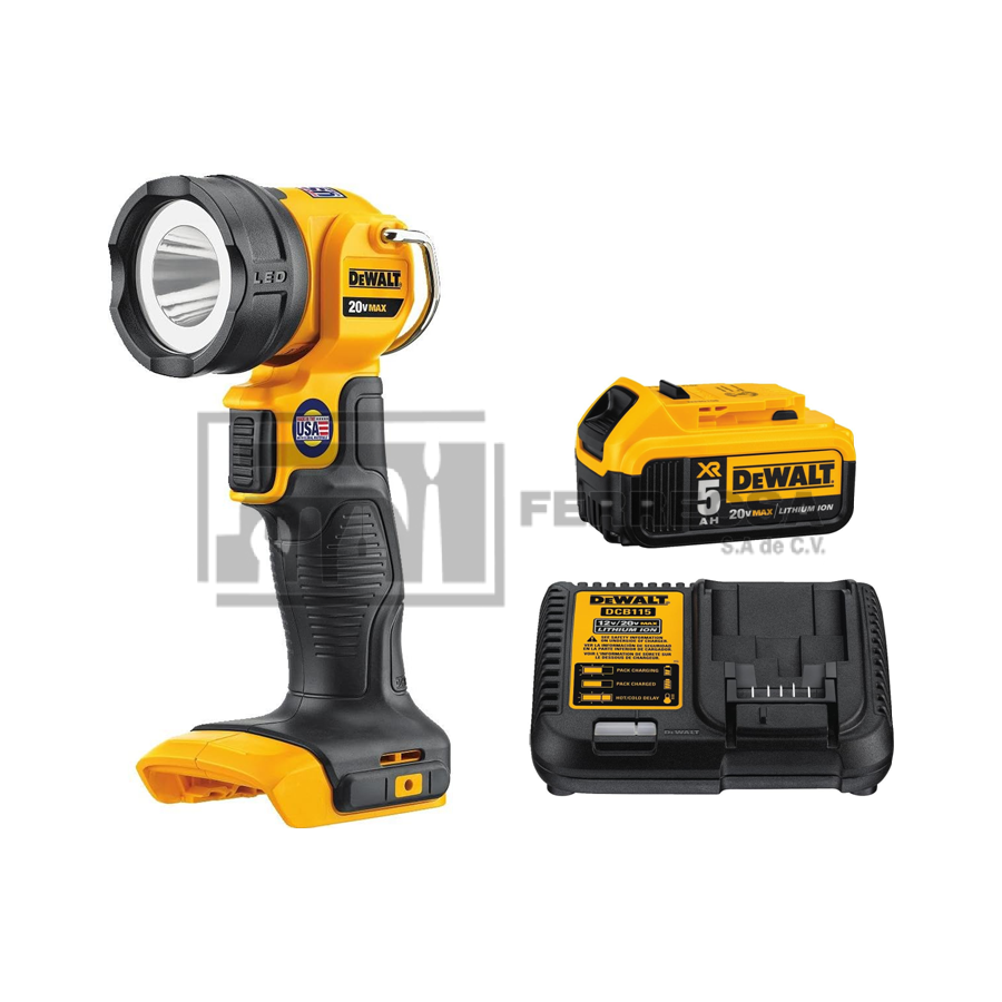 COMBO DEWALT 20V 5AMP 5 PIEZAS DCK594P2 DEWALT*