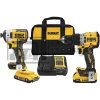 COMBO ROTOMARTILLO-LLAVE IMPACTO 20V 2AMP DCK2490D2-B3 DEWALT*