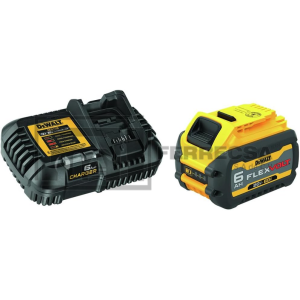 KIT CARGADOR-BATERIA FLEXVOLT 60V 6AMP DCB606C DEWALT*