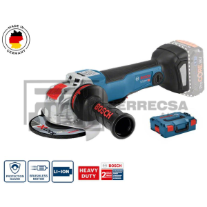 MINIESMERILADORA 4-1/2" 18V X-LOCK BRUSHLESS 17B0-700 BOSCH*