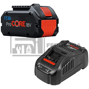 KIT CARGADOR-BATERIA 18V PROCORE 8AMP+GAL1880CV 1600A036Y7 BOSCH*