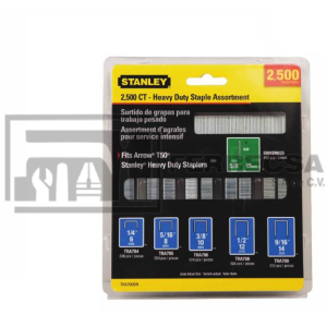 CLAVILLO Y GRAPAS P/ENGRAPADORA TRA700BN (2500) STANLEY*