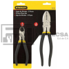 JUEGO 2 PINZAS ELECTRICISTA 8" CORTE 6" 90-163 STANLEY