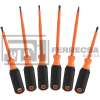 KIT DESARMADORES 6 PZA ALTO VOLTAJE 1000V 85076INS KLEIN*