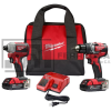 COMBO ROTOMARTILLO Y LLAVE DE IMPACTO M18 2AMP BRUSHLESS 2900-22CT MILWAUKEE