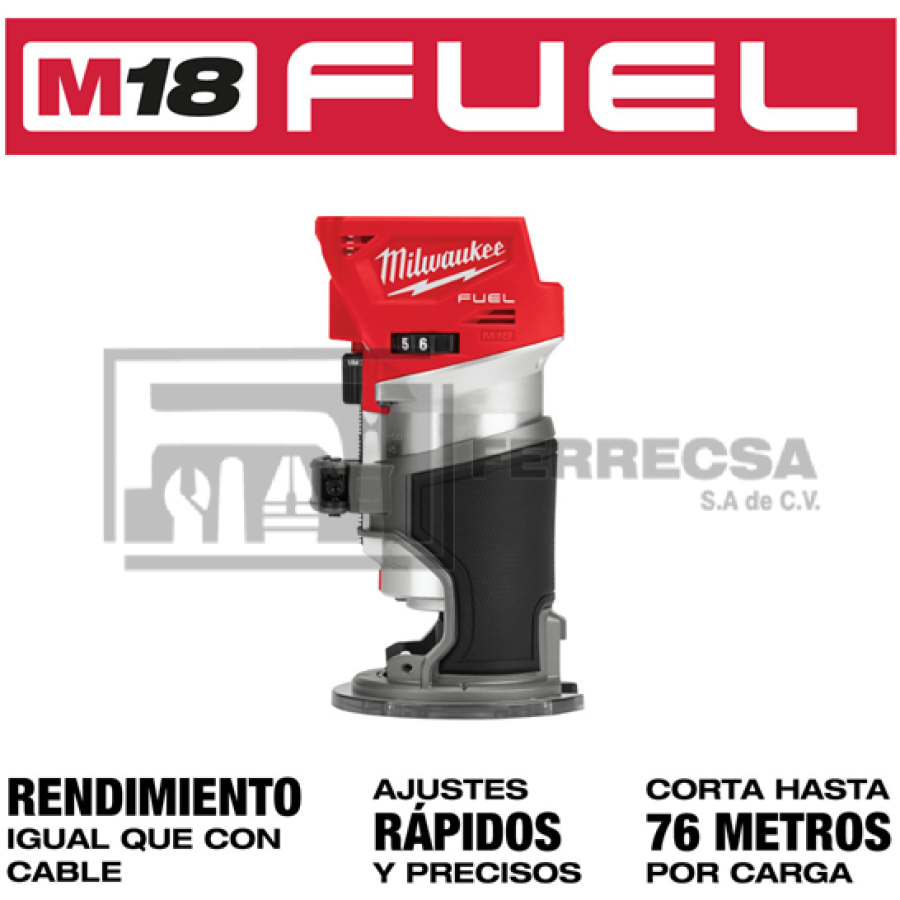 ROUTER 1/4" M18 VV FUEL 2723-20 MILWAUKEE*