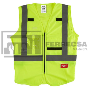 CHALECO BRIGADISTA AMARILLO CH/M 48-73-5021 MILWAUKEE*