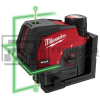 NIVEL LASER VERDE M12 3AMP PUNTO/LINEAS 3622-21 MILWAUKEE*