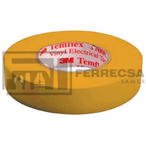 CINTA AISLAR AMARILL03MTEMFLEX 165 3/4"X18M UU009472653(100)