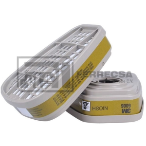 CARTUCHO VAPORES/GASES MULTIPLES 2PZ 3M 6006 UU013192552(12)