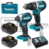 COMBO ROTOMARTILLO Y ATORNILLADOR DE IMPACTO 18V 5AMP DLX2180TX MAKITA*