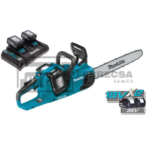 MOTOSIERRA INALM 16" 18VX2=36V 3AMP DUC405PFE MAKITA*