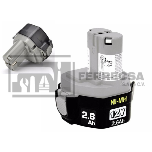 BATERIA 12 VOLTS NIQUEL METAL 2.6 AMPS MAKITA 1234 (1931575)