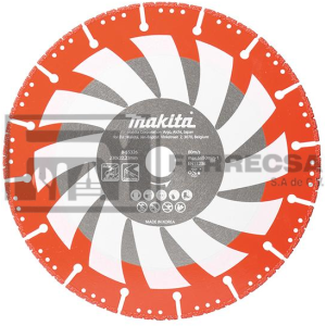 DISCO DIAMANTE 9" METAL/CONCR MULTIRESCATE B-55326 MAKITA*