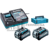 KIT CARGADOR RAPIDO + BL4025 2.5AMP 40V MAX 191J77-7 MAKITA*