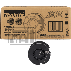 CAJA ALAMBRE AMARRADORA CAL16 36 ROLLOS 1915N0-0 MAKITA (2)
