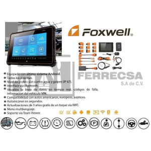 ESCANER DIAGNOSTICO INALAMBRICO TABLET FOXWELL FOX-I70PRO*