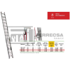 ESCALERA EXTENSION 24ESC 6.44M 150KG EXL-24 ESCALUMEX*