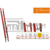 ESCALERA EXTENSION FIBRA 24ESC 6.45M 225KG FER-24 ESCALUMEX*