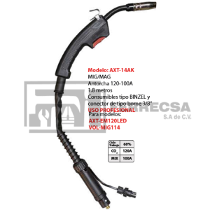 ANTORCHA 14AK 150AMP AXT-14AK*