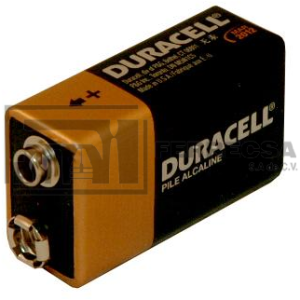 PILA DURACELL    9V PAQ. 1 PZA (12) 1724109