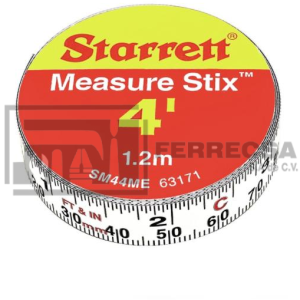 CINTA METRICA C/ADHESIVO 1/2" X 1.2M SM44ME-MX STARRET*